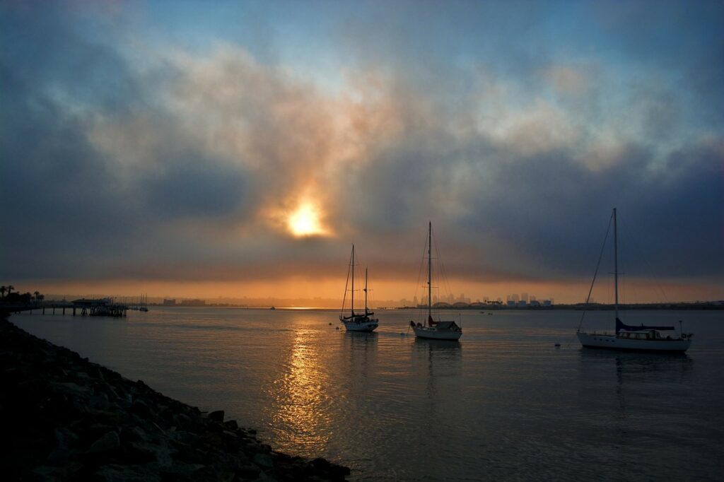 san diego, california, ocean